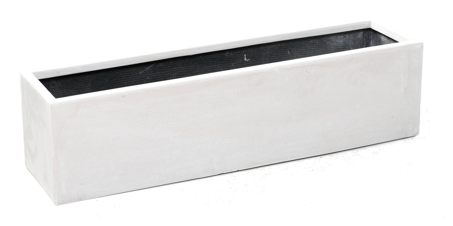 Правоъгълна саксия от фиброкамък