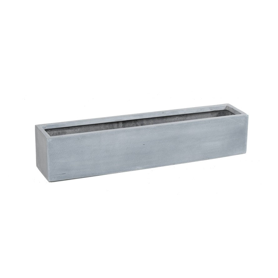 Правоъгълна саксия от фиброкамък