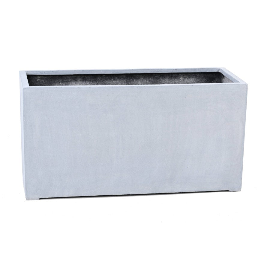 Правоъгълна саксия от фиброкамък